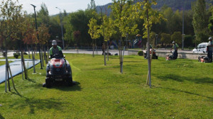 Belediye ekipleri Nallıhan’ın dört bir yanında