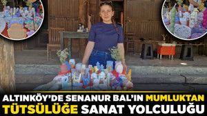 Araştırmayla başladı sanata dönüştü! Altınköy’de Senanur Bal’ın mumluktan tütsülüğe sanat yolculuğu