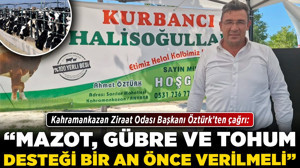 Kahramankazan Ziraat Odası Başkanı Öztürk’ten çağrı: “Mazot, gübre ve tohum desteği bir an önce verilmeli”
