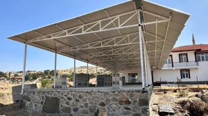 Çamlıdere’de Hanımlar Konağı’nın yemekhane inşaatı tamamlanıyor