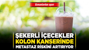Uzmanlardan uyarı: Şekerli içecekler kolon kanserinde metastaz riskini artırıyor