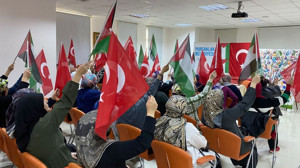 Pursaklar’da Filistin için dua programı düzenlendi