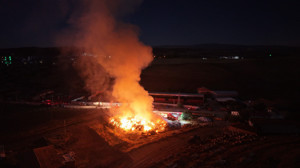 Kırıkkale’de 650 ton saman kül oldu