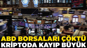 ABD borsaları çöktü: Kriptoda kayıp büyük
