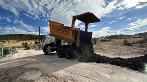 Çamlıdere’de yeni yerleşim alanı için yol çalışmaları başladı