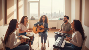 Müziğin terapisi Ankara'da! Öğrenciler kaygılarını şarkılarla dindiriyor