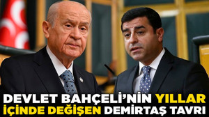 Devlet Bahçeli'nin yıllar içinde değişen 'Demirtaş' tavrı: Teröristti, şimdi hayırlara vesile!