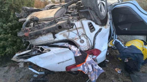 Afyonkarahisar’da ölümcül kaza! Takla atan araçtan sağ çıkamadı