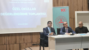 Yenimahalle Kaymakamı Kurtbeyoğlu, özel okul idarecileriyle bir araya geldi