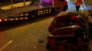 Kırşehir’de otomobil takla attı! Araç hurdaya döndü