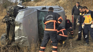 Takla atan otomobil hurdaya döndü! Çankırı’da korkutan kaza!