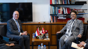 TBMM İnsan Hakları Komisyonu Başkanı Yanık, Hollanda heyetiyle görüştü