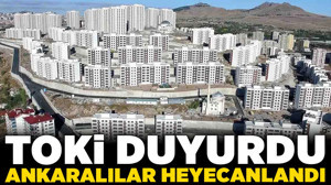 TOKİ duyurdu, Ankaralılar heyecanlandı! Konut projelerinde kura günü belli oldu