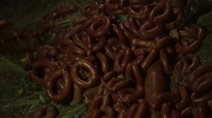 Ankara’da skandal görüntüler! Arazide gece yarısı yüzlerce kilo sucuk bulundu