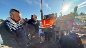 Kızılcahamam'da hem altyapı hem su sorunu çözülüyor