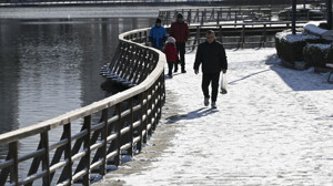 Başkent Yeni Yıla Karla Uyandı