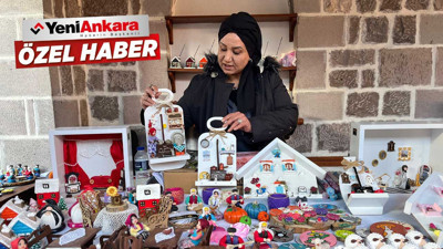 Ankara Hamamönü’nde Minyatür Ev sanatı: Son zamanların popüler uğraşı