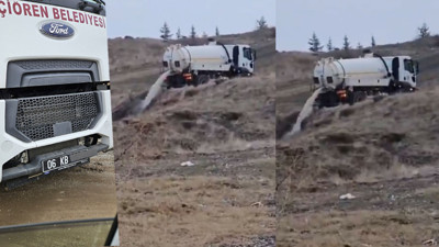 Keçiören Belediyesine tepki: Vatandaşın arazisine atık su boşaltıldı iddiası