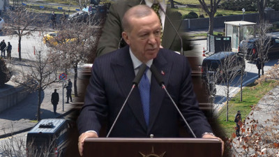 Erdoğan, AK Parti Grup Toplantısı'na yoğun güvenlik önlemleri ile geldi