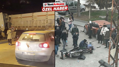 Ankara’da trafik kazaları: Çubuk ve Keçiören'deki kazalarda iki motosiklet sürücüsü ağır yaralandı