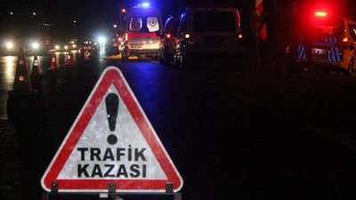 Ankara Akyurt'ta gece saatlerinde korkutan kaza