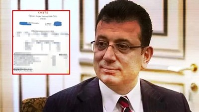 İmamoğlu'nun üniversite sınav sonuç belgesi yayınlandı