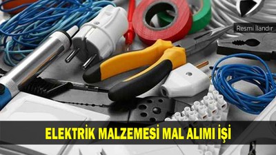 ELEKTRİK MALZEMESİ MAL ALIMI İŞİ