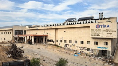 İsrail Ordusu, Gazze'deki Filistin-Türkiye dostluk hastanesini vurdu