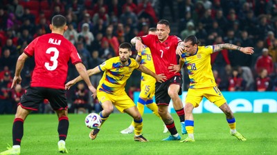 Sivassporlu Manaj duble yaptı, Arnavutluk kazandı
