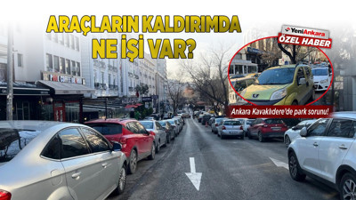 Ankara Kavaklıdere’de park sorunu! Bu araçların kaldırımda ne işi var?