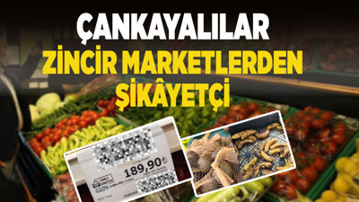 Ankara Çankaya'da vatandaş zincir marketlerden şikayetçi: Çürümüş ürünler tezgâhtan kalkmıyor!