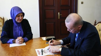 Cumhurbaşkanı Erdoğan, kurban bağışını Kızılay'a yaptı