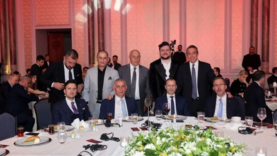 UEFA İstanbul Temsilciliği'nin açılışı öncesinde gala yemeği düzenlendi