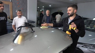 Yozgat’ta dolu araçları vurdu, araç sahipleri direksiyonu sanayiye kırdı