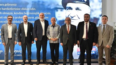 Saadet Partisi Ankara İl Başkanı Ahmet Yazıcı mazbatasını aldı, Mamak Belediye Başkanı Şahin'i ziyaret etti
