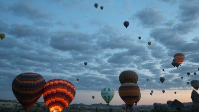 Kapadokya semalarında 19 Mayıs coşkusu yansıdı