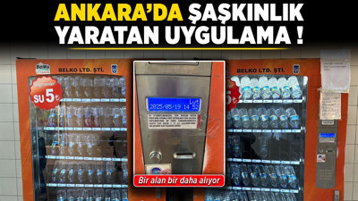 Ankara’da şaşkınlık yaratan uygulama! Bir alan bir daha alıyor