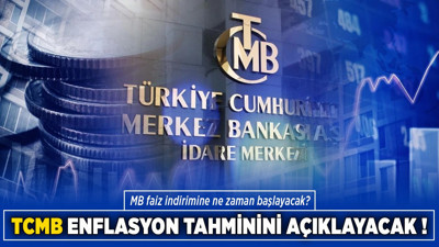 TCMB enflasyon tahminini açıklayacak! MB faiz indirimine ne zaman başlayacak?
