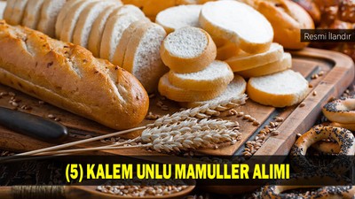 (5) KALEM UNLU MAMULLER ALIMI