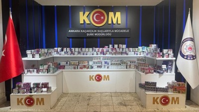 Ankara’da 3 Milyon Liralık Kaçak Elektronik Sigara Operasyonu