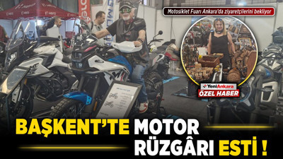 Başkent’te motor rüzgârı esti: Motosiklet Fuarı Ankara’da ziyaretçilerini bekliyor