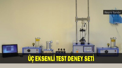 ÜÇ EKSENLİ TEST DENEY SETİ