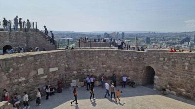 Ankara Kalesi Kurban Bayramı tatilinde yoğun ilgi gördü