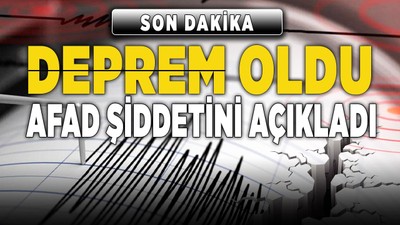 Ege Denizi'nde korkutan deprem! Çanakkale'de de hissedildi