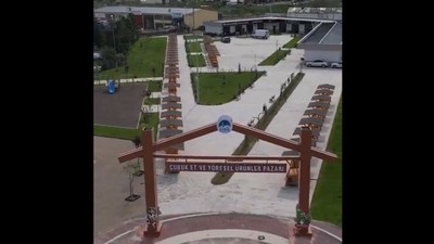 Çubuk’ta yöresel lezzetlerin yeni adresi: Et ve yöresel ürünler pazarı hizmete açıldı