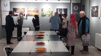 Ankaralı sanatseverler "Göz göze" sergisiyle doğanın sessiz tanıklarıyla buluştu