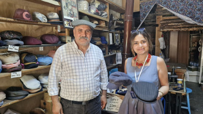 Babasından devraldığı mesleği sürdürüyor! Kasket ustası Bozdağ, mesleğine ilk günkü şevkle devam ediyor