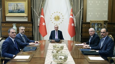 Cumhurbaşkanı Erdoğan başkanlığında güvenlik toplantısı düzenlendi