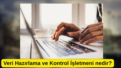 Veri Hazırlama ve Kontrol İşletmeni nedir?