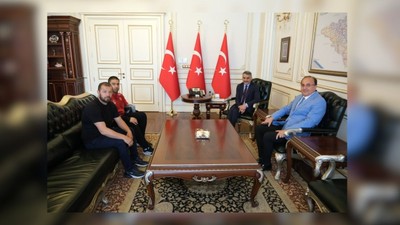 Ankara'nın başarılı sporcusundan Yozgat Valiliği'ne ziyaret